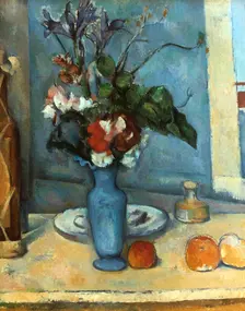 Le Vase Bleu 1889-1890. Artist: Paul Cezanne