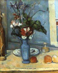 Le Vase Bleu 1889-1890. Artist: Paul Cezanne