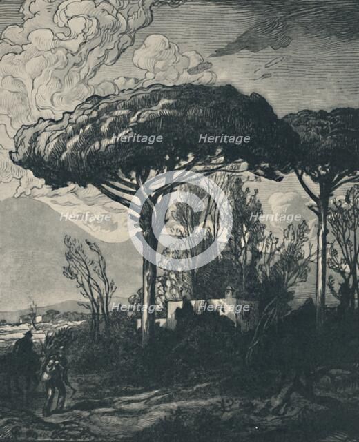 'Le Vésuve De Pompéi', 1919. Creator: Pierre Gusman.