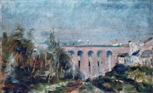 Le Viaduc du Castelviel a Albi, 1880. Creator: Toulouse-Lautrec, Henri, de (1864-1901)