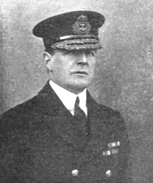 Le vice-amiral sir David Beatty, commandant l'escadre des croiseurs de bataille britann..., 1916. Creator: Unknown