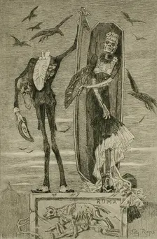 Le Vice suprême (The Supreme Vice), 1884. Creator: Félicien Rops