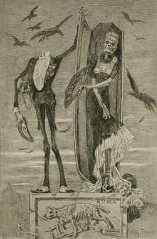 Le Vice suprême (The Supreme Vice), 1884. Creator: Félicien Rops