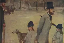 Le Vicomte Lepic 1875, (1937). Creator: Edgar Degas