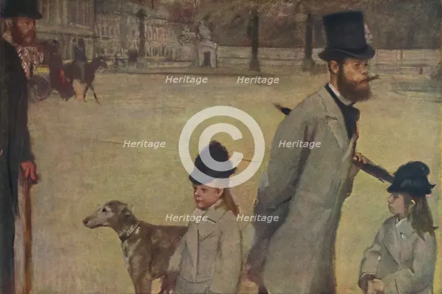 'Le Vicomte Lepic', 1875, (1937). Creator: Edgar Degas.