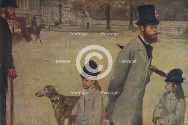 'Le Vicomte Lepic', 1875, (1937). Creator: Edgar Degas.