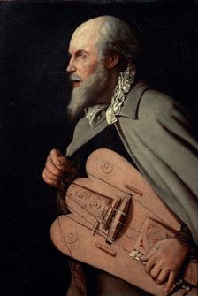 Le vielleur, ca 1620-1625. Creator: La Tour, Georges, de (1583-1652)