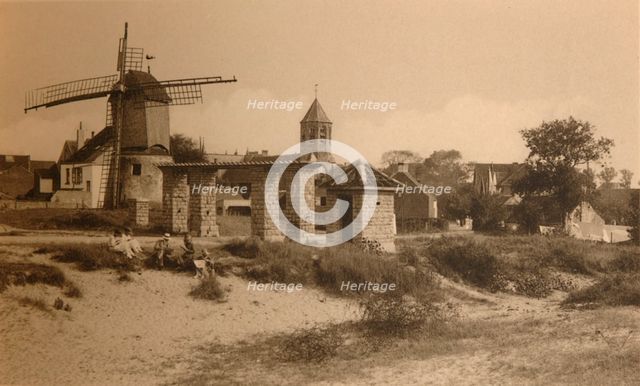 'Le vieux Moulin et l'Eglise', (Old Windmill and Church), c1900. Creator: Unknown.