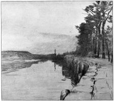 Le Vieux Port, Veere 1898.Artist: Albert Baertsoen
