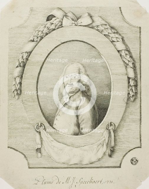 Le Vieux Papa Michel, 1771. Creator: Michel Joseph Speeckaert.