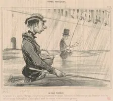 Le vieux pécheur, 1839. Creator: Honore Daumier