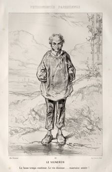 Le Vigneron. Creator: Paul Gavarni (French, 1804-1866)