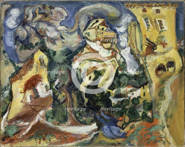 Le Village, ca 1923. Creator: Soutine, Chaim (1893-1943).