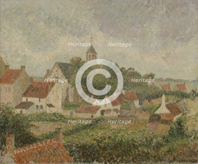 Le village de Knocke, 1894. Creator: Camille Pissarro.
