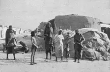 'Le village negre d'Omdourman; Le Nord-Est Africain 1914. Creator: Unknown