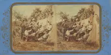 Le Vin a 4 Sous., 1855-1860. Creator: Fraget & Viret