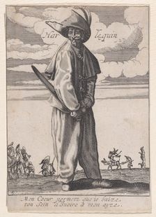 Le Zani ou Scapin, from Les Trois Pantalons pièces appélees Les Trois Acteurs, 17th century. Creator: Anon