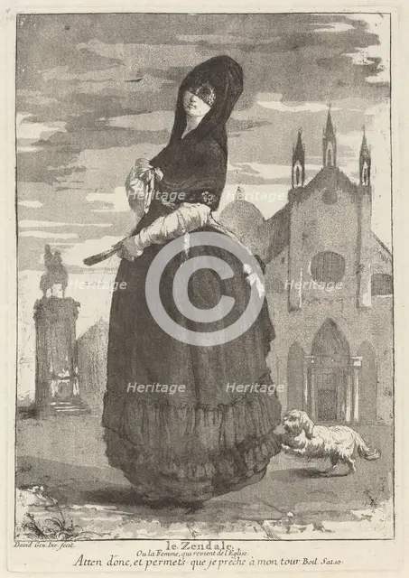 Le Zendale, 1775. Creator: Giovanni David.