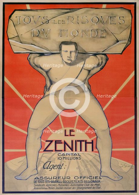 Le Zénith Assurances, 1920. Creator: Gonard, J. (active ca 1920).
