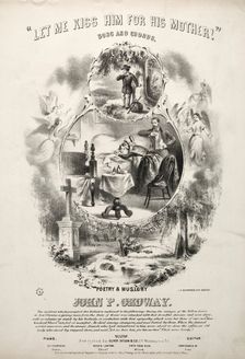 Let me Kiss him for his Mothers - Sheet Music Cover. Creator: Winslow Homer (American, 1836-1910)