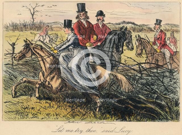 Let me try them, said Lucy', 1865. Artist: Hablot Knight Browne.