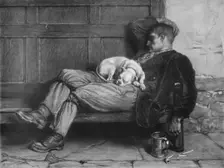 Let Sleeping Dogs Lie! 1880, (1912). Artist: Briton Riviere