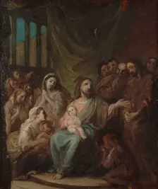 Let the children come to me. Creator: Robert Wilhelm Ekman