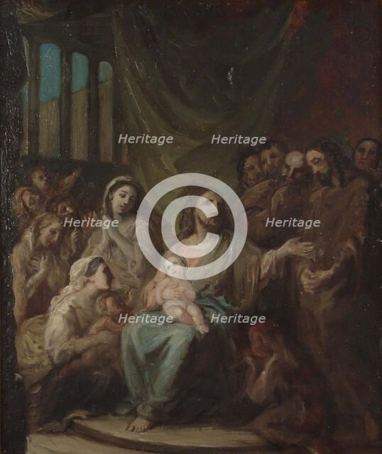 Let the children come to me. Creator: Robert Wilhelm Ekman.