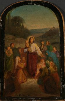 Let the little children come to me, 1842. Creator: Adolph Tidemand