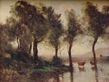L'Etang (The Ponds), 19th century, (1910). Artist: Jean-Baptiste-Camille Corot
