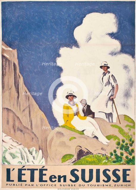 L'ete en Suisse, 1921.