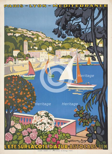 L'été sur la Côte d'Azur, 1926. Creator: Roger, Guillaume Georges (1867-1942).