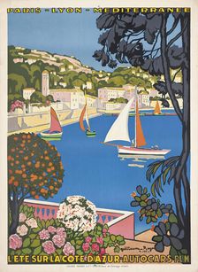 L'été sur la Côte d'Azur, 1926. Creator: Roger, Guillaume Georges (1867-1942)