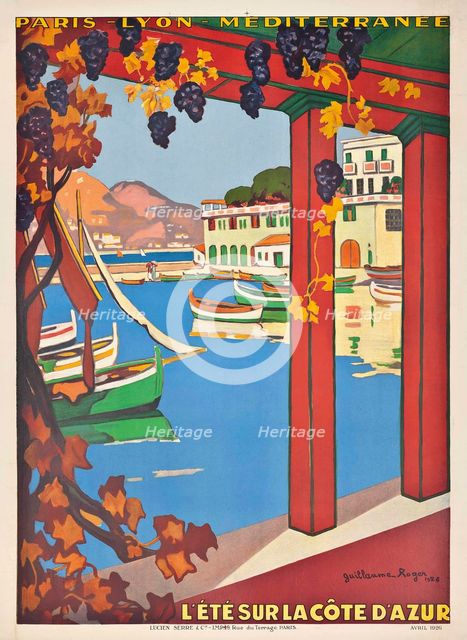 L'été sur la Côte d'Azur, 1926. Creator: Roger, Guillaume Georges (1867-1942).