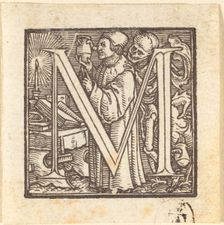 Letter M. Creator: Hans Holbein the Younger
