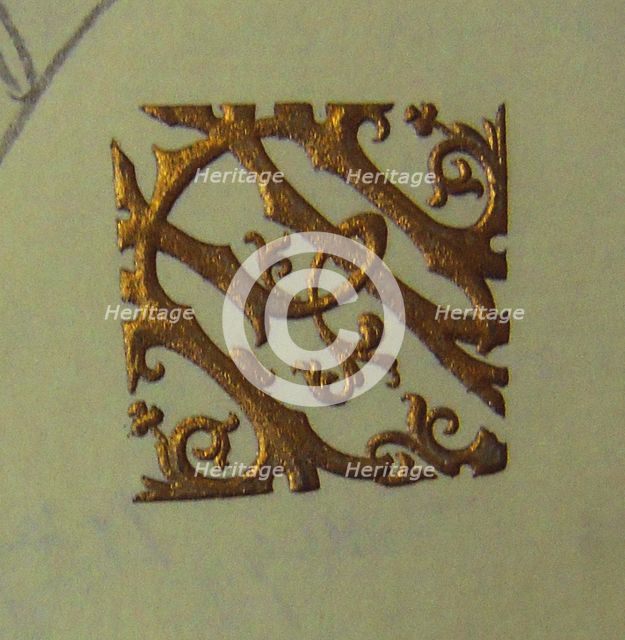 Letter Monogram of Pyotr Tchaikovsky (29 April 1887. Letter to Vladimir Stasov), 1887.