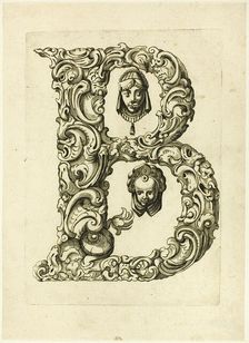 Letter B, 1630. Creator: Pierre Aubry
