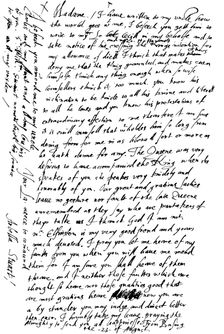 Letter by Arabella Stuart to the Countess of Shrewsbury, late 16th - early 17th century (1865).Artist: Frederick George Netherclift
