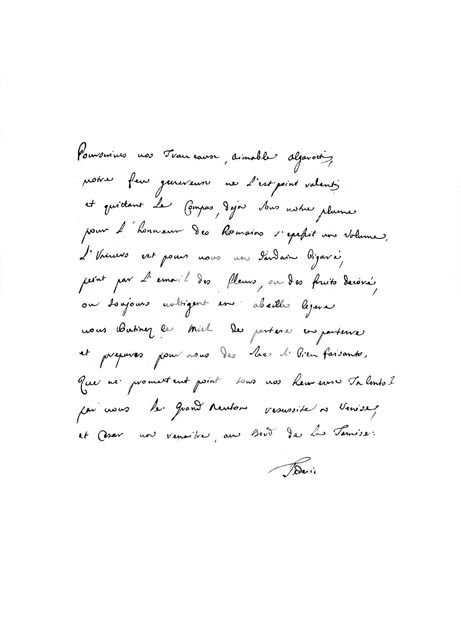 Letter by Frederick the Great, King of Prussia, to Count Francesco Algarotti, 1740 (1865).Artist: Frederick George Netherclift