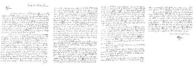 Letter by Samuel Pepys to John Jackson, Esq, 1700 (1865).Artist: Frederick George Netherclift