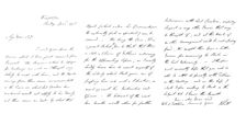 Letter by William Pitt to the Duke of Portland, 1796 (1865).Artist: Frederick George Netherclift
