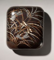 Letter Box with Lid, 18th century. Creator: Ogata Korin (Japanese, 1658-1716), manner of