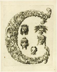 Letter C, 1630. Creator: Pierre Aubry