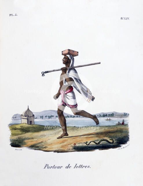 'Letter Carrier', 1828. Artist: Marlet et Cie
