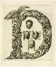 Letter D, 1630. Creator: Pierre Aubry