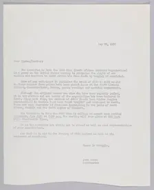 Letter discussing the activities of the Commitee to Free the SASO 9, May 28, 1976. Creator: John Akpan