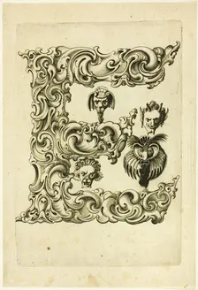 Letter E, 1630. Creator: Pierre Aubry