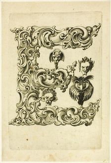 Letter E, 1630. Creator: Pierre Aubry
