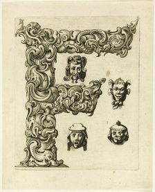 Letter F, 1630. Creator: Pierre Aubry