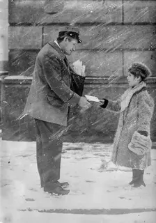 Letter for Santa Claus, between c1910 and c1915. Creator: Bain News Service